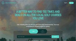 Desktop Screenshot of greatgreenfees.com